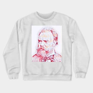 Antonín Dvořák Portrait | Antonín Dvořák Artwork | Line Art Crewneck Sweatshirt